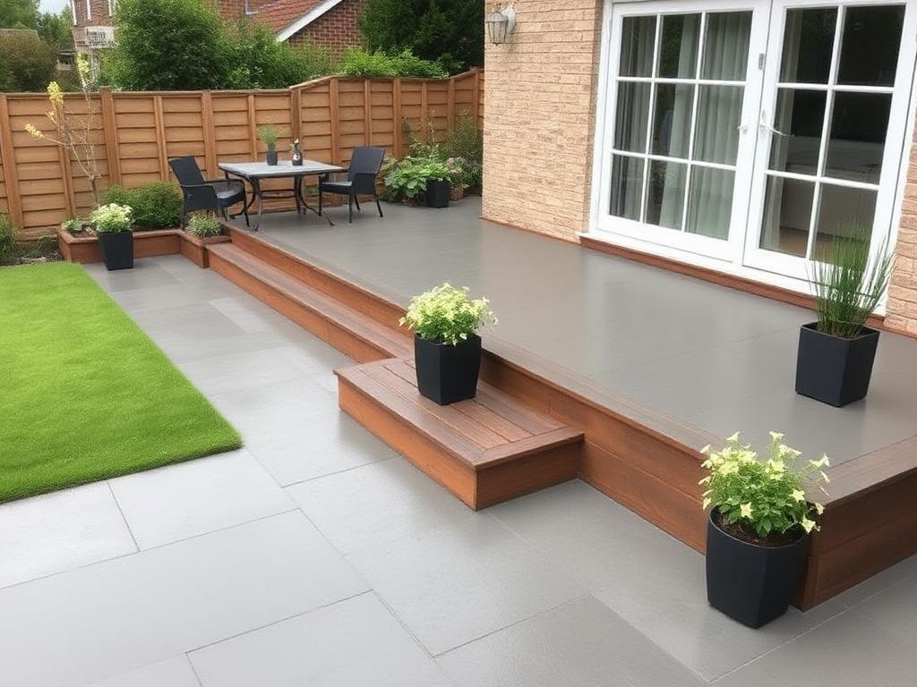 terrasse beton ciré